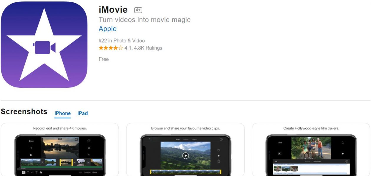 Metro blog iMove Video Editing App