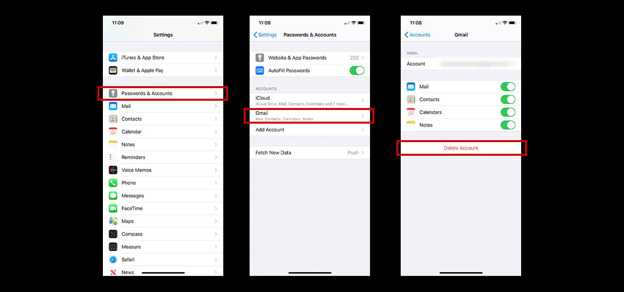 how-to-remove-google-account-from-apple-device