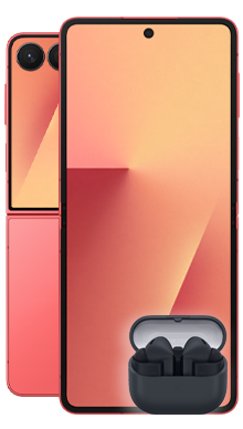 Samsung Galaxy Z Flip7 256GB Coral Red
