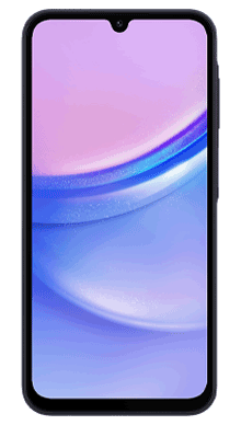 Samsung Galaxy A15 5G 128GB in Blue Black
